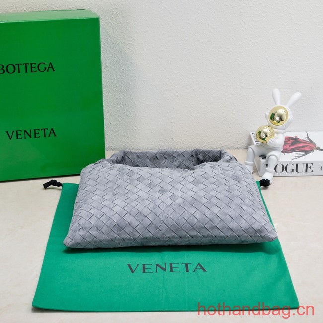 Bottega Veneta Medium Hop Hop intrecciato suede top handle bag 763966 Thunder