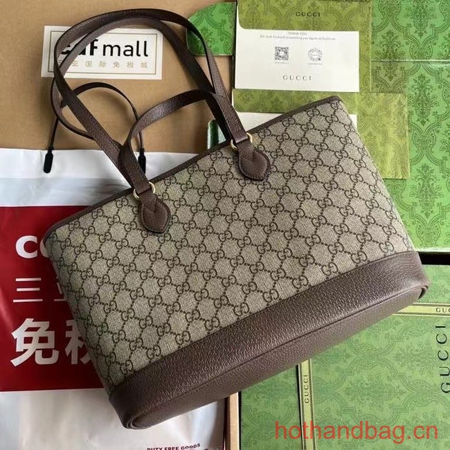 Gucci OPHIDIA MEDIUM TOTE BAG 739730 Brown