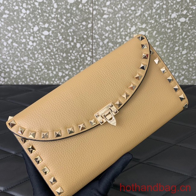 VALENTINO GARAVANI Loco Calf leather bag 0059 Apricot