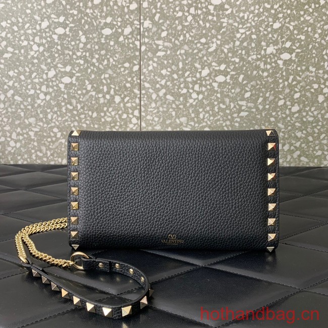 VALENTINO GARAVANI Loco Calf leather bag 0059 black