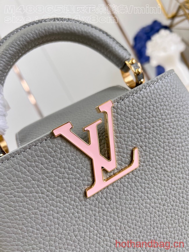 Louis Vuitton Capucines Mini M23363 Ice Grey