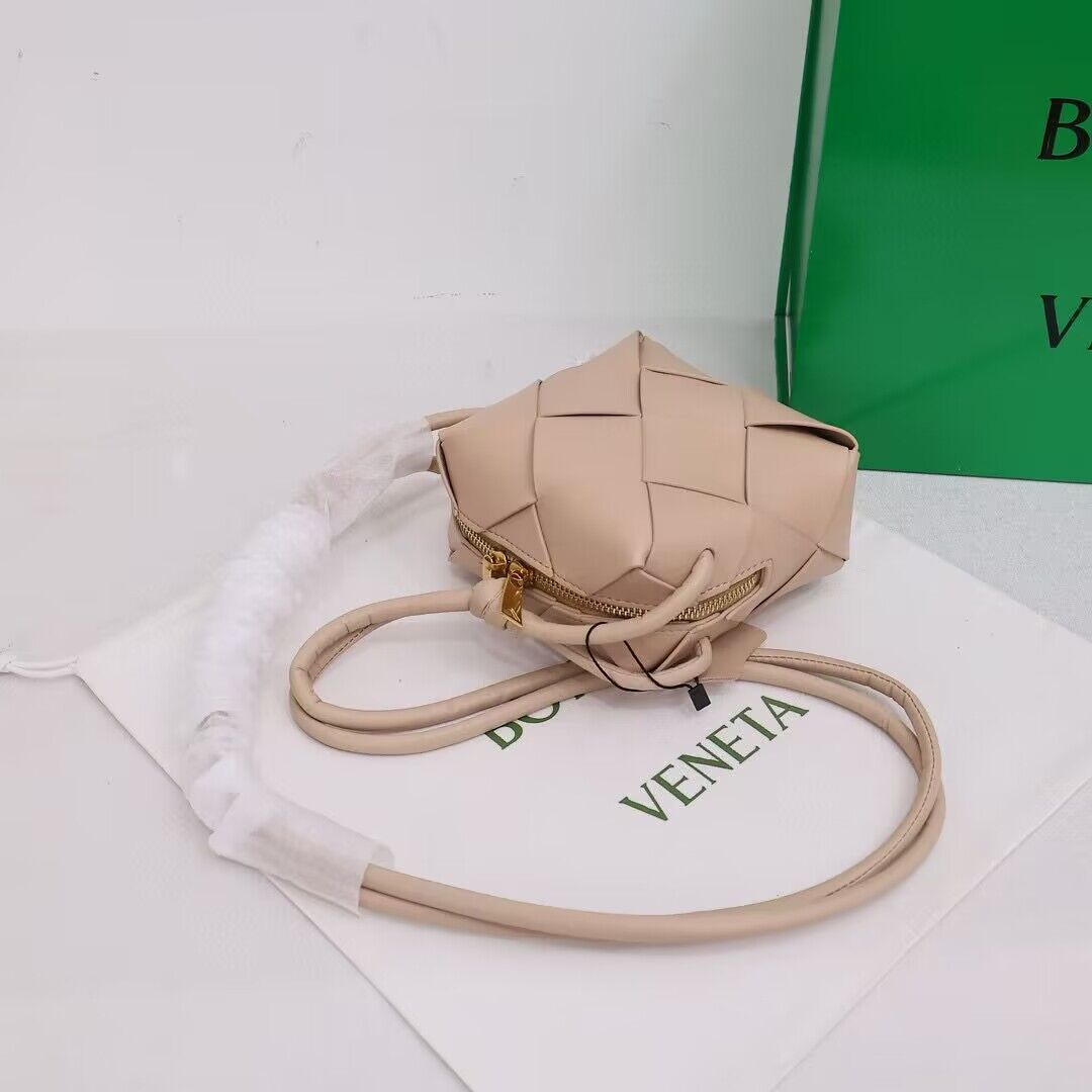 Bottega Veneta Mini Cassette Camera Bag 701915 Cream