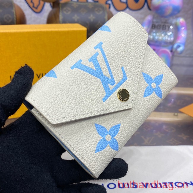 Louis Vuitton Victorine Wallet M82925 blue