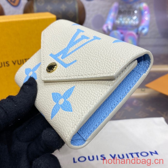 Louis Vuitton Victorine Wallet M82925 blue