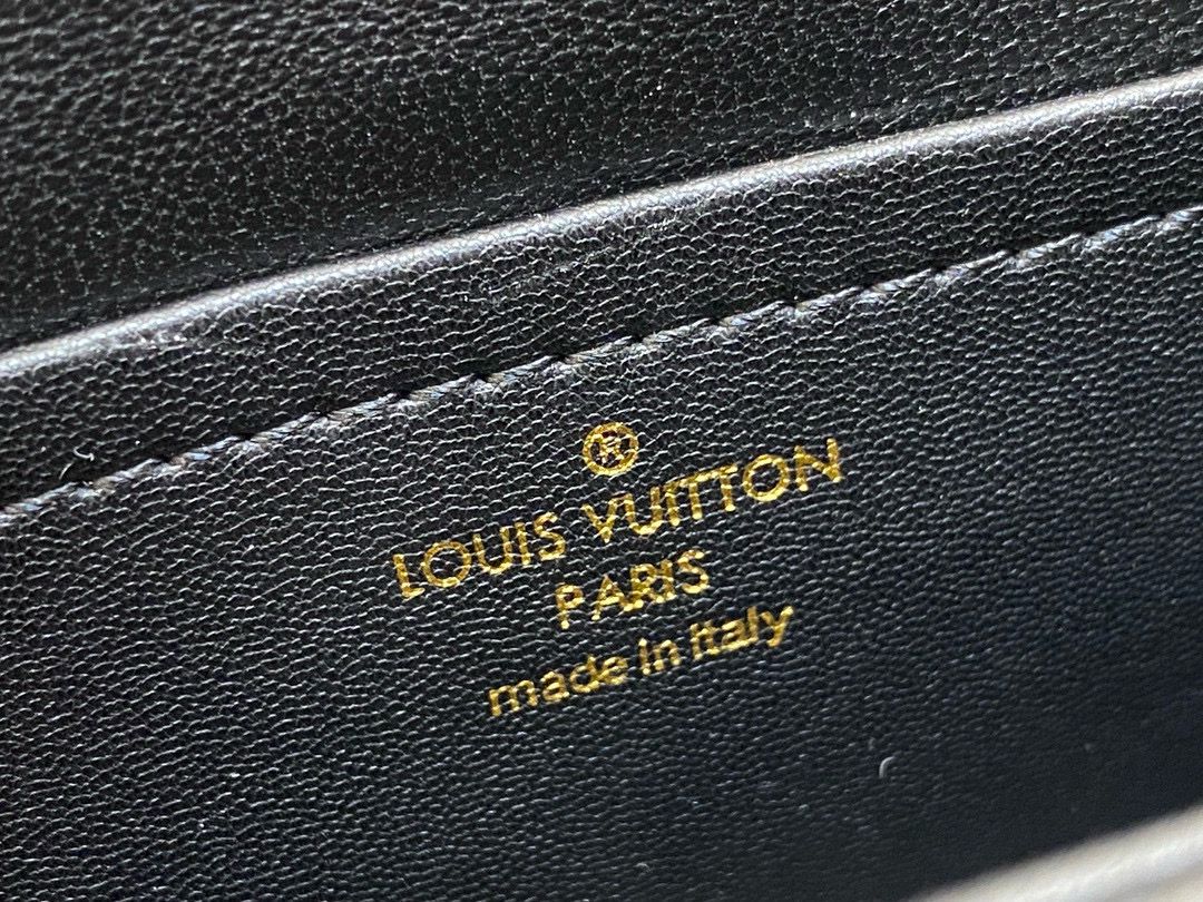 Louis Vuitton GO-14 MM Original Leather Bag M82752 Black