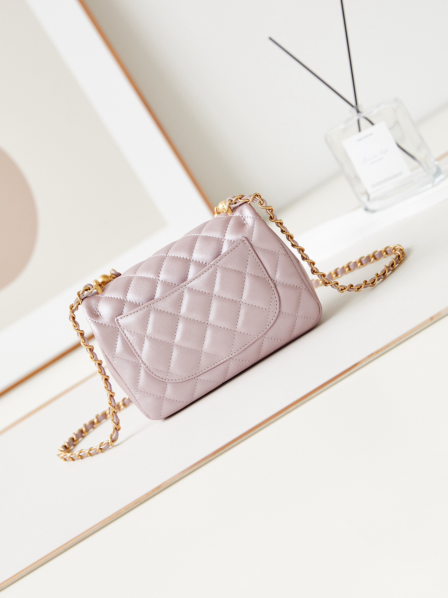 Chanel MINI FLAP BAG AS4385 pink