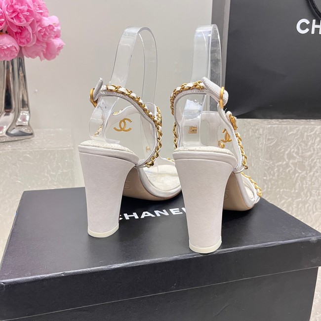 Chanel WOMENS SANDAL heel height 8CM 36620-2