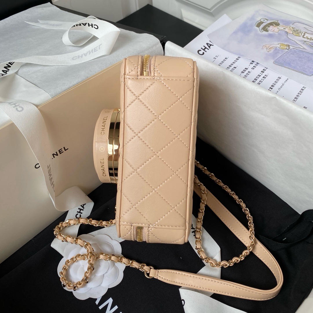 Chanel CAMERA BAG AS4817 Dark Beige