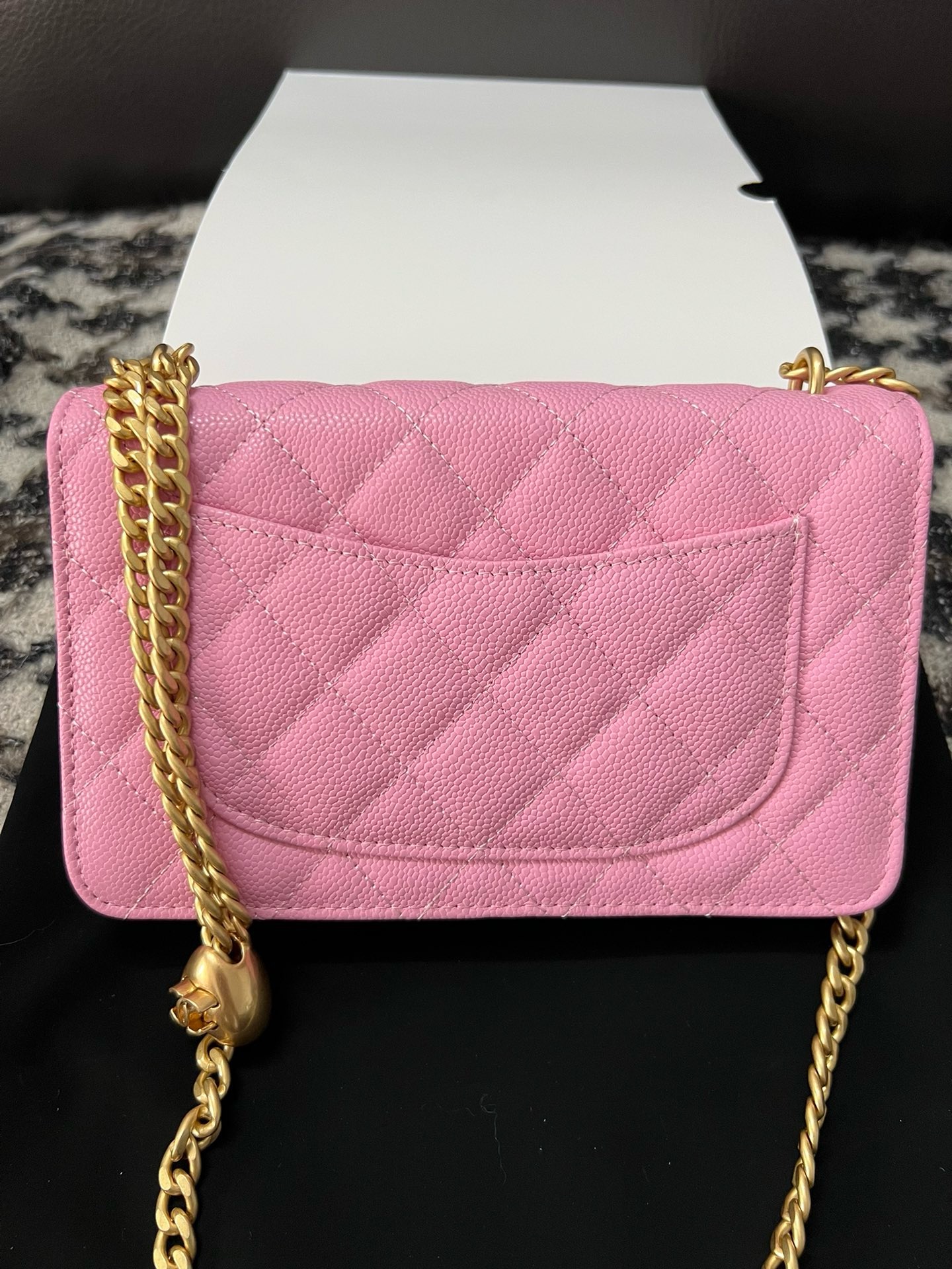 CHANEL WALLET ON CHAIN AP3971 pink