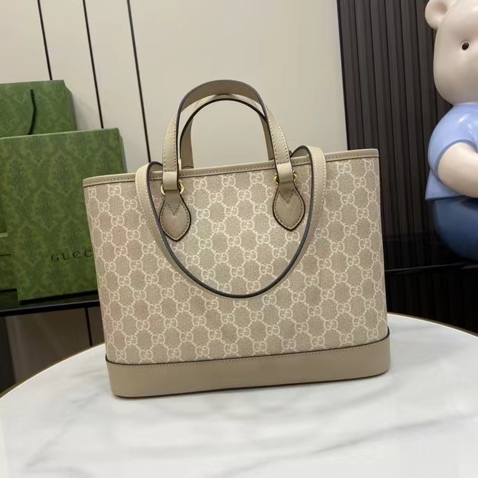 GUCCI OPHIDIA GG MINI TOTE BAG 765043 Oatmeal 