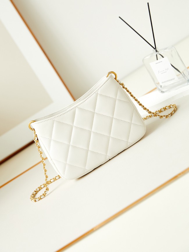 Chanel SMALL MESSENGER BAG AS4859 white