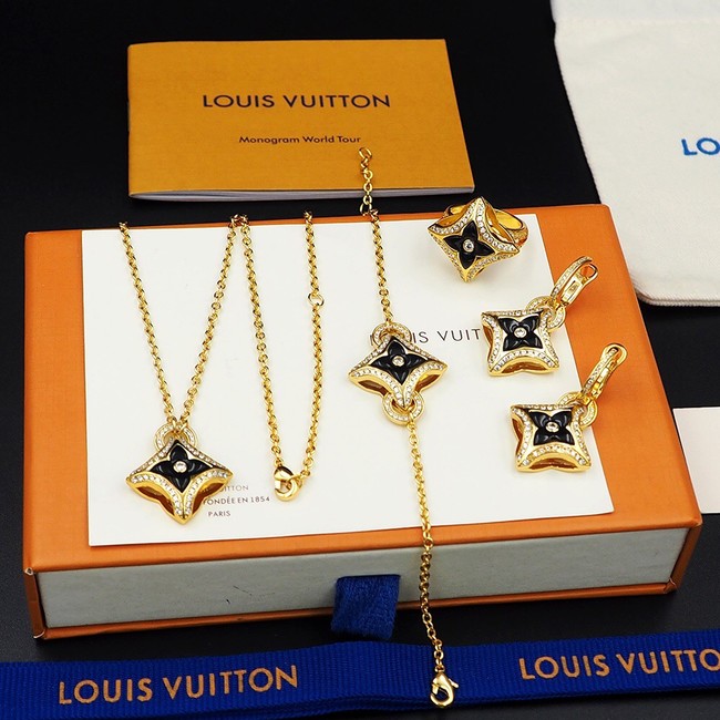 Louis Vuitton NECKLACE&Earrings&Bracelet&ring CE14033