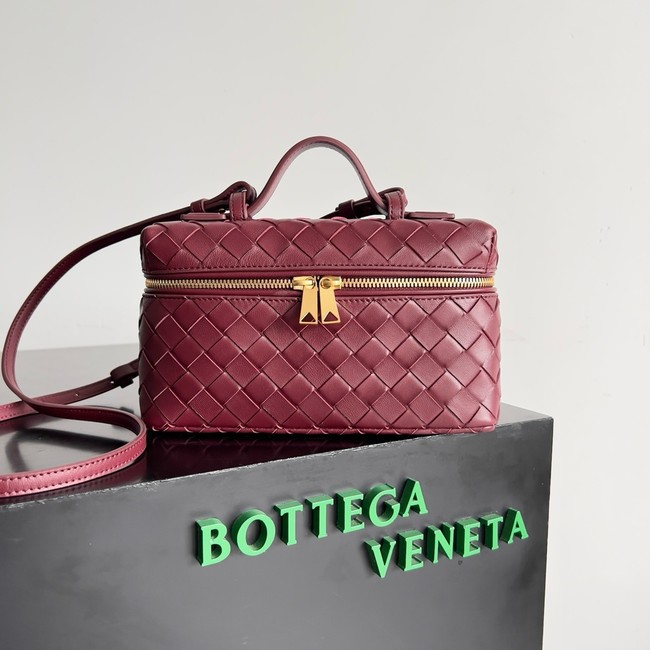 Bottega Veneta Vanity Case On Strap 789109 Cherry