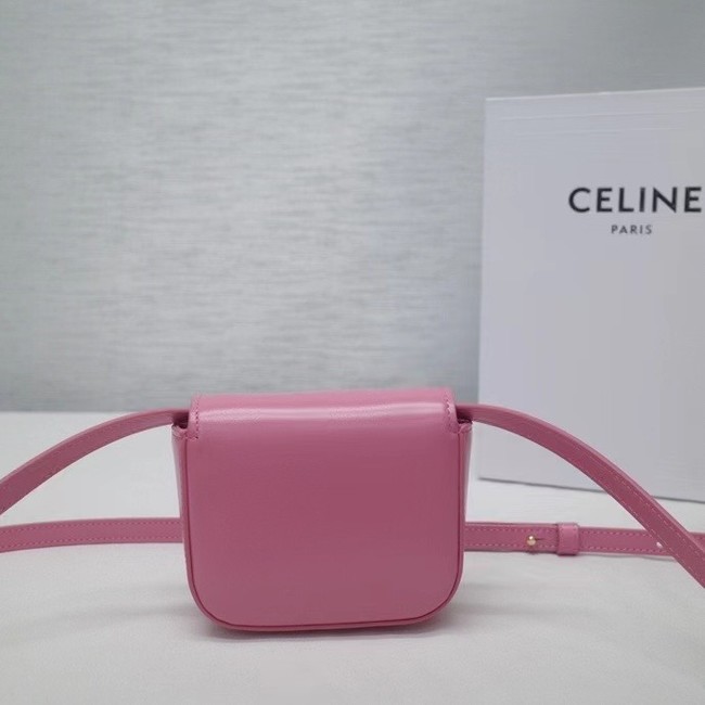 Celine MINI TRIOMPHE IN CALFSKIN 10I512 ROSE