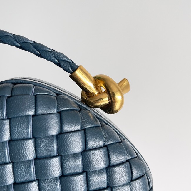 Bottega Veneta Knot With Chain A776662 dark blue