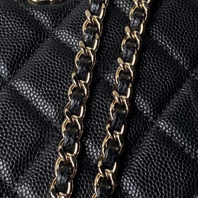 CHANEL CLUTCH WITH CHAIN AP4000 black