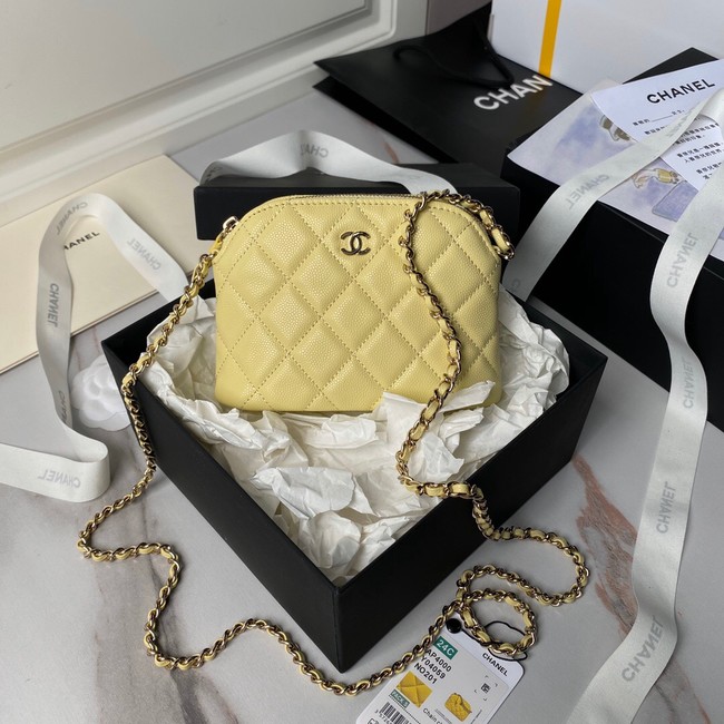 CHANEL CLUTCH WITH CHAIN AP4000 yellow