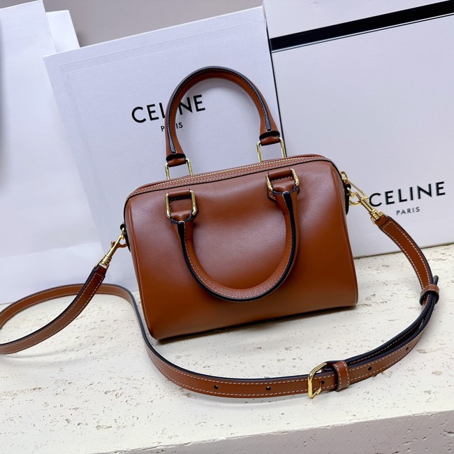 CELINE SMALL BOSTON IN SMOOTH CALFSKIN 113773 TAN