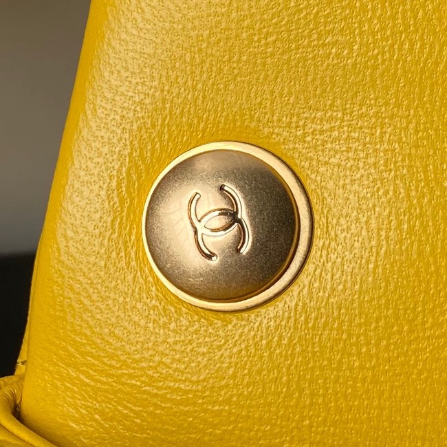 CHANEL MINI FLAP BAG AS4868 YELLOW