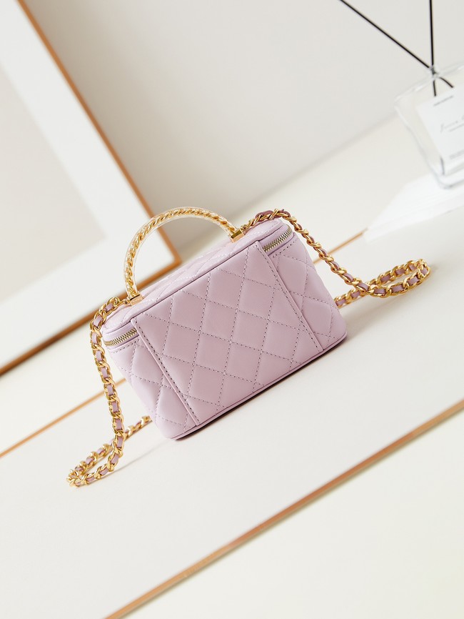 CHANEL MINI CLUTCH WITH CHAIN AP3820 light purple