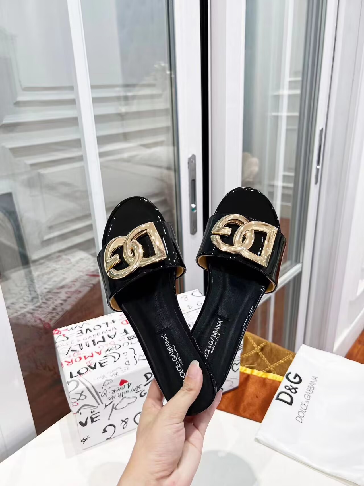 Dolce & Gabbana slipper DG20390 Black