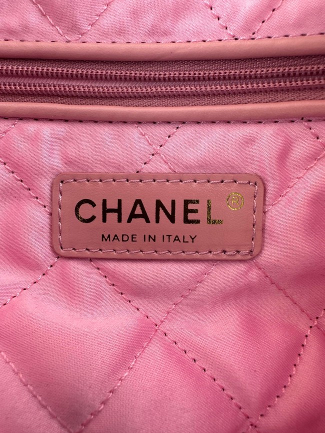 CHANEL 22 MINI HANDBAG AS3260 Light Pink & Light Purple