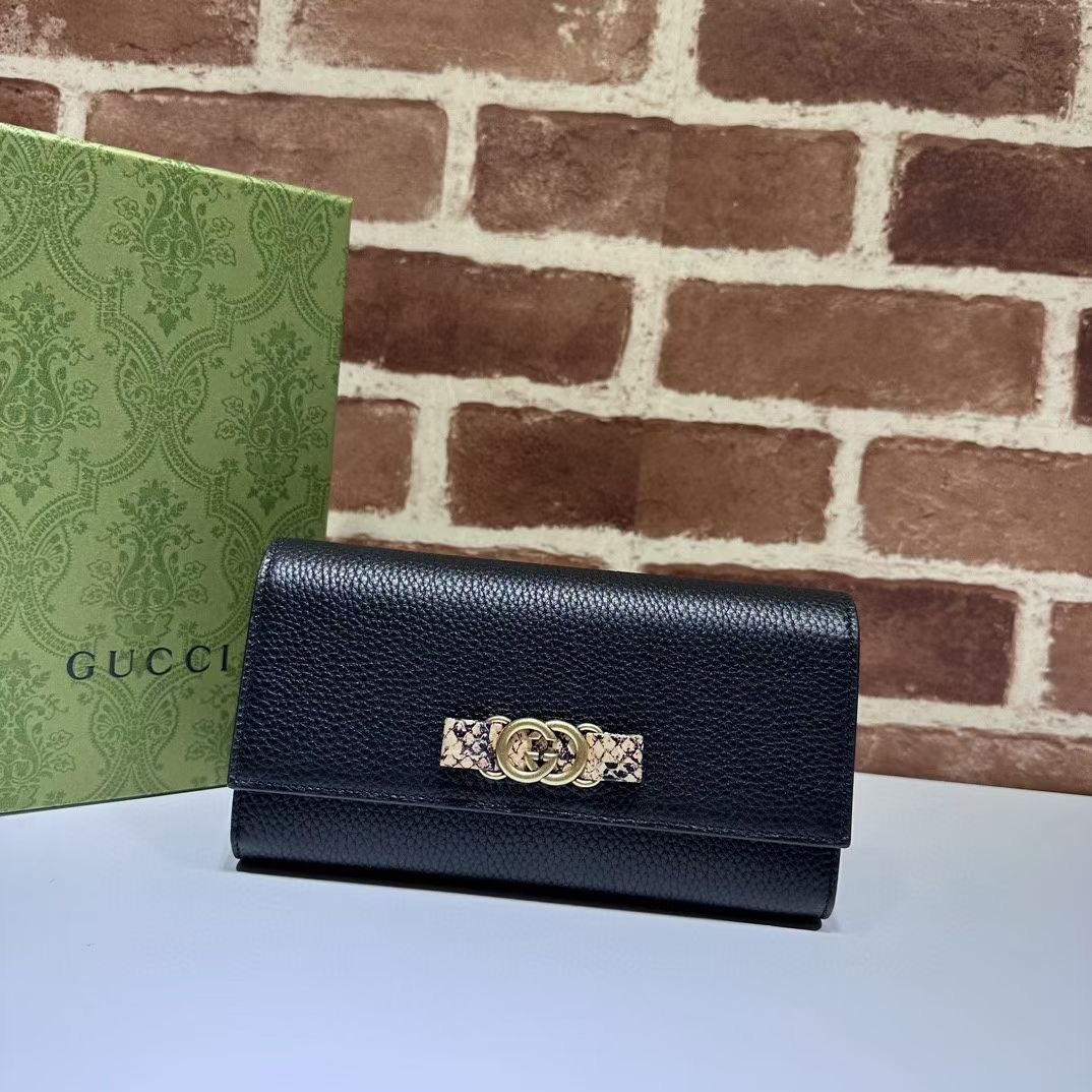 Gucci Ophidia leather wallet 750461 black