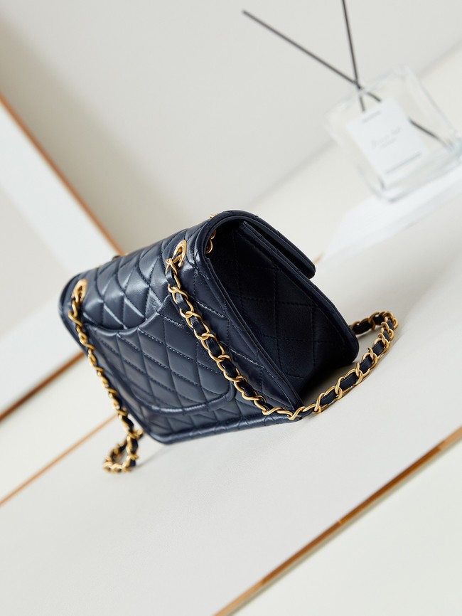 CHANEL FLAP BAG Lambskin AS4687 Royal Blue