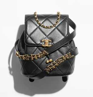 CHANEL BACKPACK AS4866 black