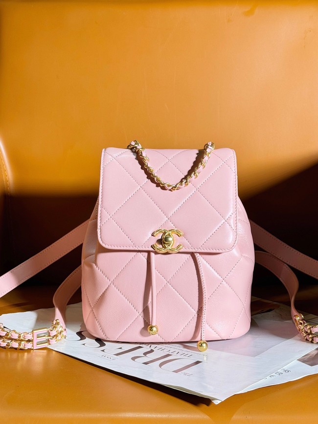 CHANEL BACKPACK AS4866 pink