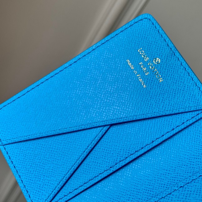 Louis Vuitton Pocket Organizer M83498 blue