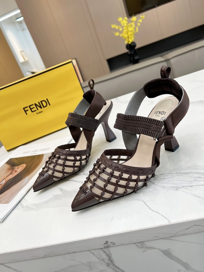 Fendi WOMENS SANDAL heel height 8.5CM 11961-2