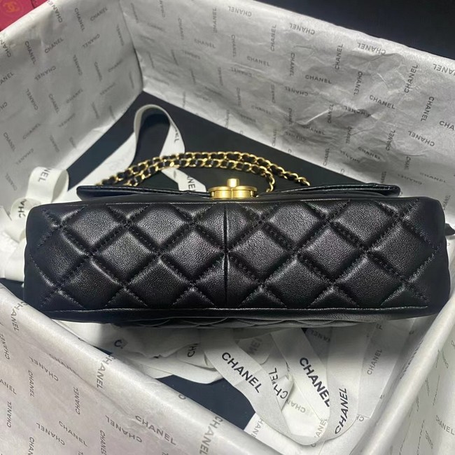 CHANEL FLAP BAG Lambskin 23365 BLACK