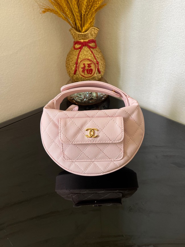 Chanel POUCH Lambskin & Gold-Tone Metal AP3467 pink