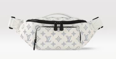 Louis Vuitton Rush Bumbag M25227 White&Navy Blue