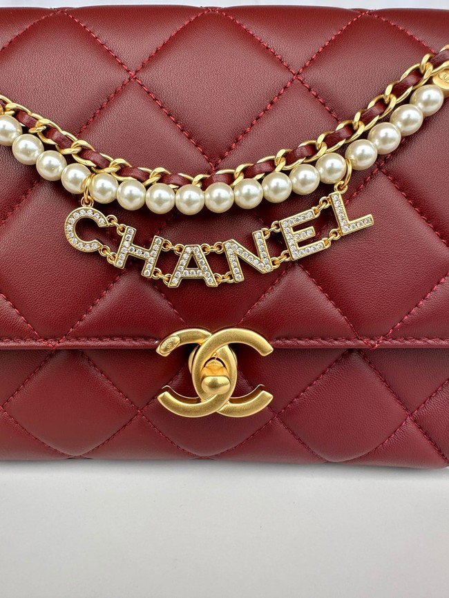 Chanel FLAP BAG AS5011 RED