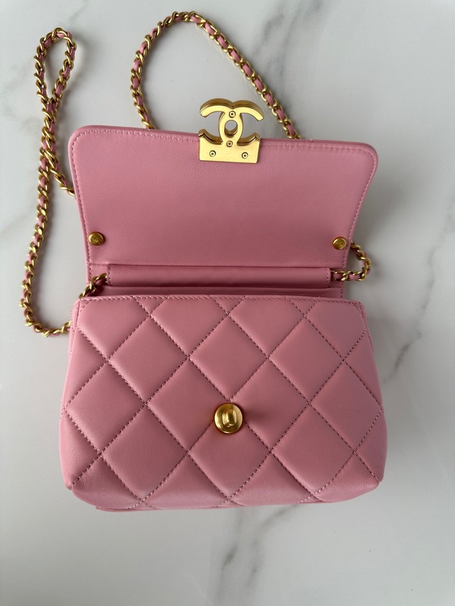 Chanel MINI FLAP BAG AS4986 pink