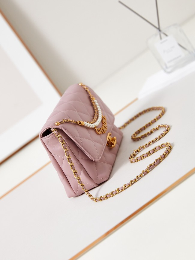 Chanel FLAP BAG AS5011 pink