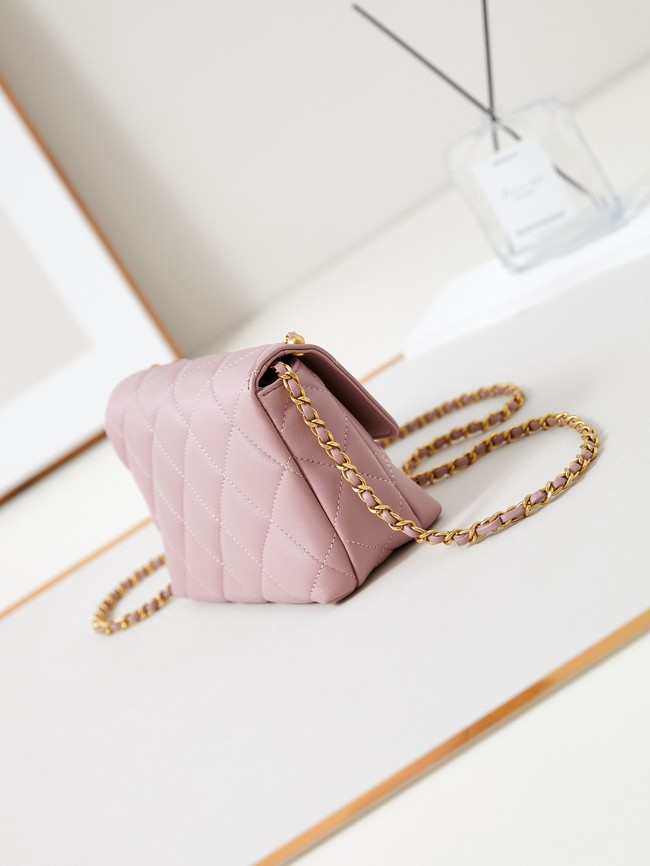 Chanel MINI FLAP BAG AS4986 pink