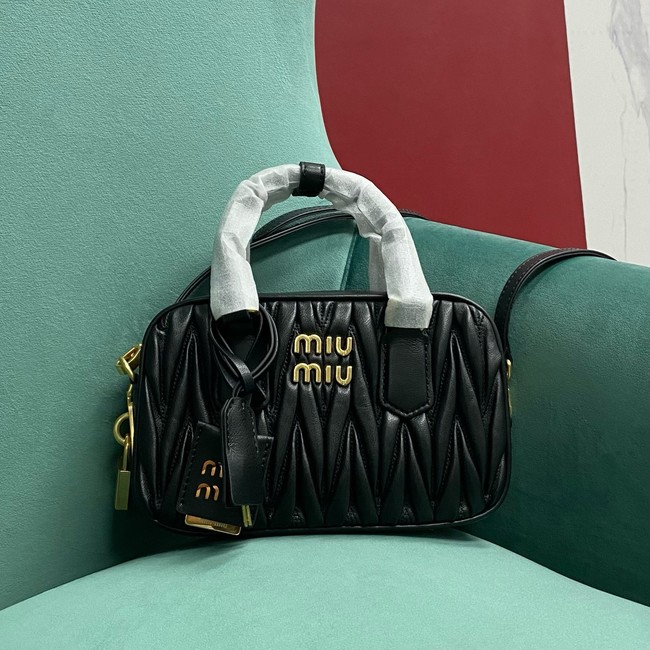 Miu Miu Wander Matelasse Original Sheepskin Bag M-014 black