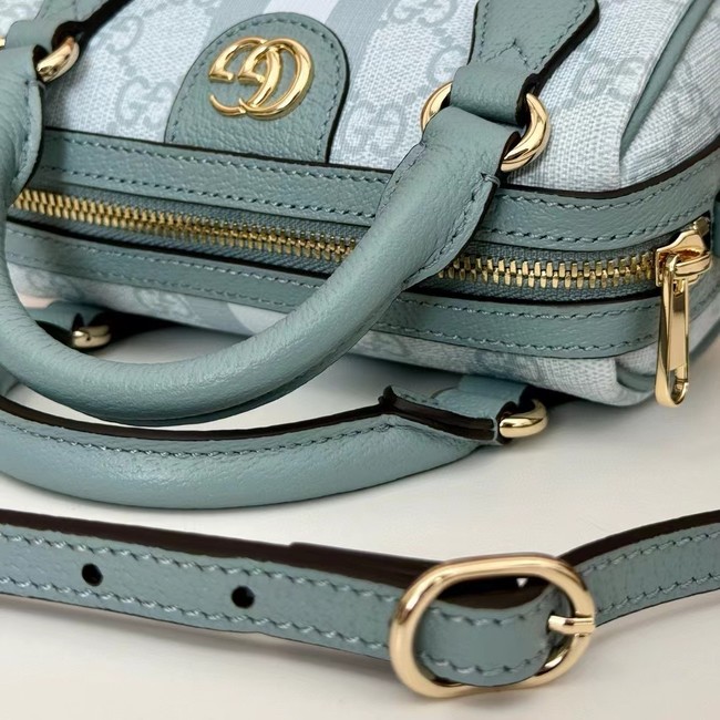 GUCCI OPHIDIA GG SUPER MINI BAG 781490 Dusty blue