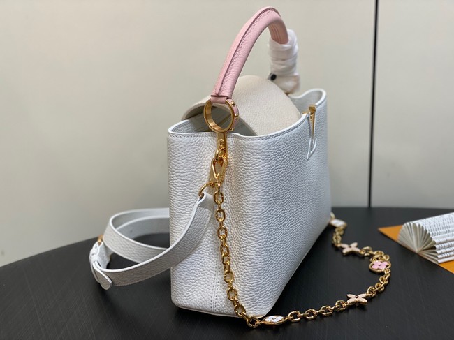 Louis Vuitton Capucines MM M22674 white