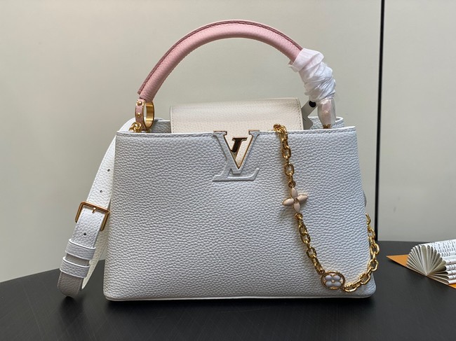 Louis Vuitton Capucines MM M22674 white