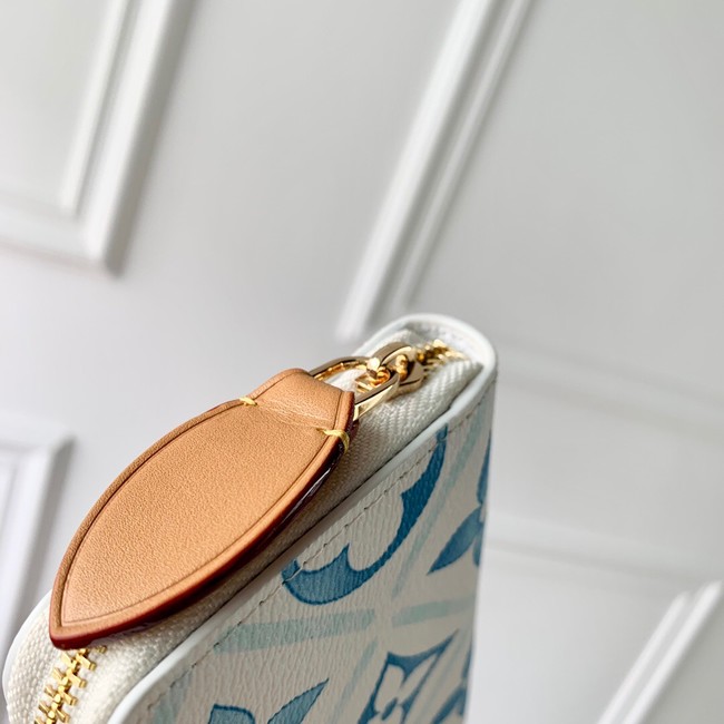 Louis Vuitton Zippy Coin Purse M83658 Lagoon Blue