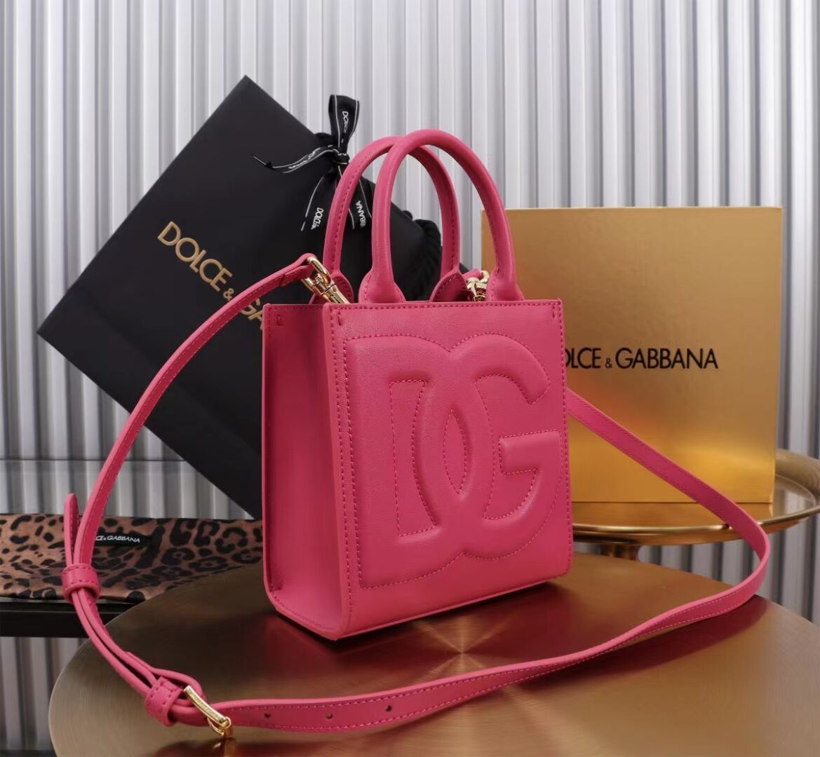 Dolce & Gabbana leather Shoulder Bag G6507 rose