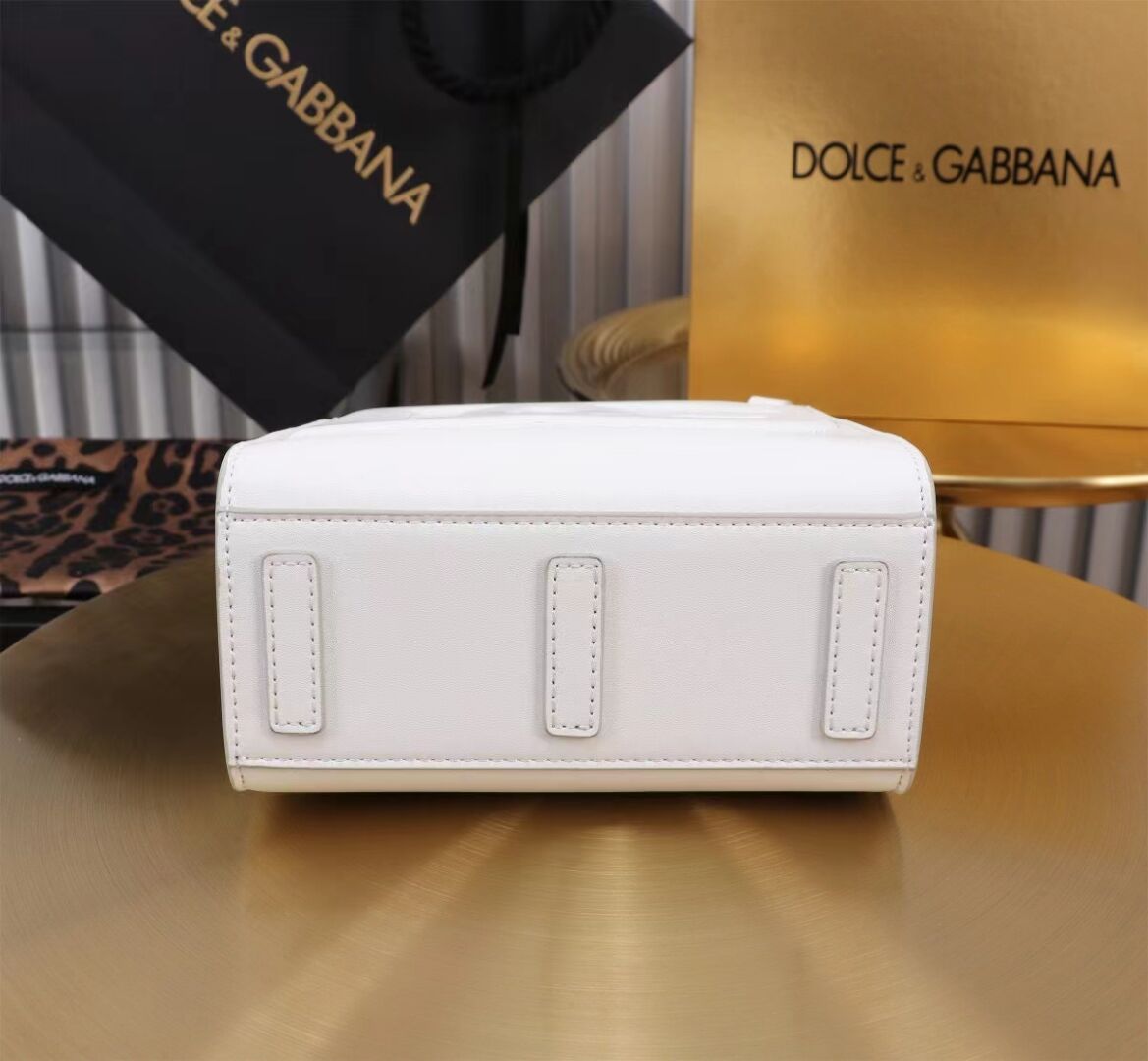 Dolce & Gabbana leather Shoulder Bag G6507 white