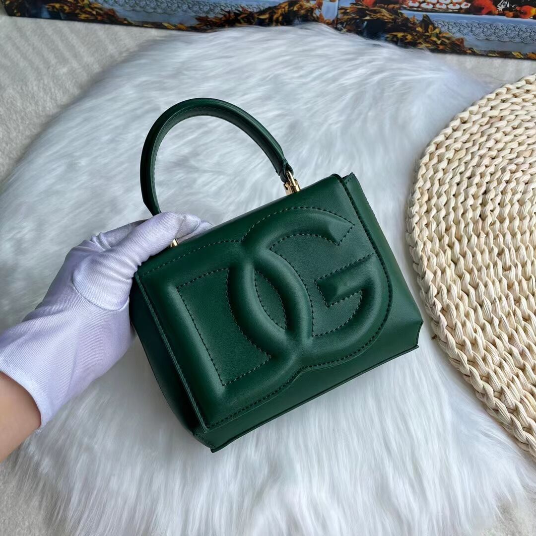 Dolce & Gabbana leather bag G6002 green