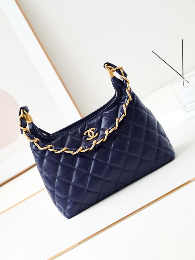 Chanel 24A HOBO HANDBAG AS4923 Royal