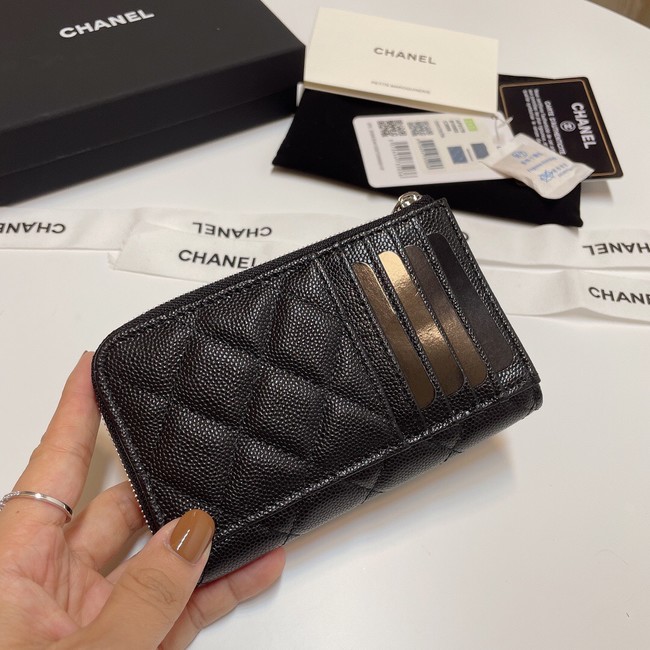 Chanel CLASSIC CARD HOLDER AP3179-2 BLACK