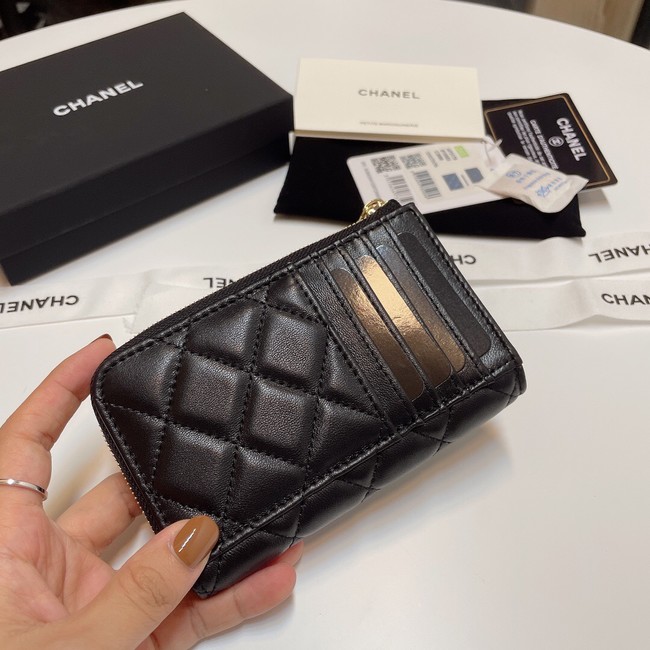 Chanel CLASSIC CARD HOLDER AP3179-3 BLACK